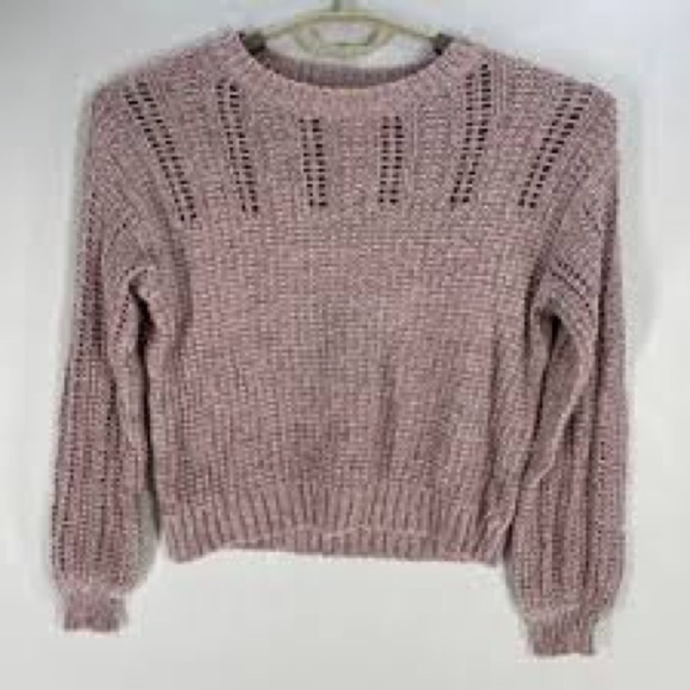 Women's Pink Knit Sweater